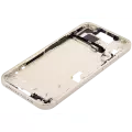 Mid-Frame Housing With Power And Volume Button Compatible For iPhone 15 Plus (US Version) (Aftermarket Plus) (Yellow)