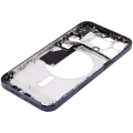 Mid-Frame Housing With Power And Volume Button Compatible For iPhone 15 Pro Max (US Version) (Aftermarket Plus) (Blue Titanium)