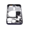 Mid-Frame Housing With Power And Volume Button Compatible For iPhone 15 Pro (US Version) (Aftermarket Plus) (Blue Titanium)