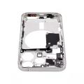 Mid-Frame Housing With Power And Volume Button Compatible For iPhone 15 Pro (US Version) (Aftermarket Plus) (White Titanium)