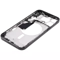 Mid-Frame Housing With Power And Volume Button Compatible For iPhone 15 Pro Max (International Version) (Aftermarket Plus) (Black Titanium)