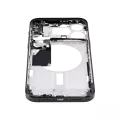 Mid-Frame Housing With Power And Volume Button Compatible For iPhone 15 Pro Max (International Version) (Aftermarket Plus) (Black Titanium)