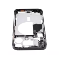 Mid-Frame Housing With Power And Volume Button Compatible For iPhone 15 Pro Max (International Version) (Aftermarket Plus) (Black Titanium)