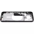 Mid-Frame Housing With Power And Volume Button Compatible For iPhone 15 Pro Max (International Version) (Aftermarket Plus) (Black Titanium)