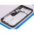 Mid-Frame Housing With Power And Volume Button Compatible For iPhone 15 Pro Max (International Version) (Aftermarket Plus) (Black Titanium)