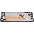 OLED Assembly With Frame Compatible For Honor 50 (Refurbished) (Midnight Black)