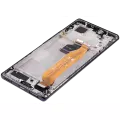 OLED Assembly With Frame Compatible For Honor 60 (Refurbished) (Black)