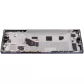 OLED Assembly With Frame Compatible For Honor 70 (Refurbished) (Midnight Black)