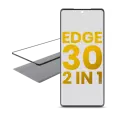 2 in 1 Front Glass With OCA Pre-Installed Compatible For Motorola Edge 30 (XT2203 / 2022) 