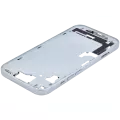 Mid-Frame Housing With Power And Volume Button Compatible For iPhone 15 (International Version) (Used OEM Pull: Grade A) (Blue)