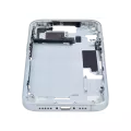 Mid-Frame Housing With Power And Volume Button Compatible For iPhone 15 (International Version) (Used OEM Pull: Grade A) (Blue)