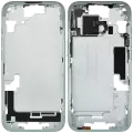 Mid-Frame Housing With Power And Volume Button Compatible For iPhone 15 (International Version) (Used OEM Pull: Grade A) (Green)