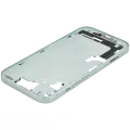 Mid-Frame Housing With Power And Volume Button Compatible For iPhone 15 (International Version) (Used OEM Pull: Grade A) (Green)