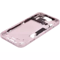 Mid-Frame Housing With Power And Volume Button Compatible For iPhone 15 (International Version) (Used OEM Pull: Grade A) (Pink)