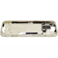 Mid-Frame Housing With Power And Volume Button Compatible For iPhone 15 (International Version) (Used OEM Pull: Grade A) (Yellow)