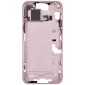 Mid-Frame Housing With Power And Volume Button Compatible For iPhone 15 Plus (International Version) (Used OEM Pull: Grade A) (Pink)