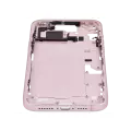 Mid-Frame Housing With Power And Volume Button Compatible For iPhone 15 Plus (International Version) (Used OEM Pull: Grade A) (Pink)