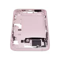 Mid-Frame Housing With Power And Volume Button Compatible For iPhone 15 Plus (International Version) (Used OEM Pull: Grade A) (Pink)