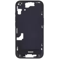 Mid-Frame Housing With Power And Volume Button Compatible For iPhone 15 (International Version) (Aftermarket Plus) (Black)