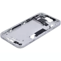 Mid-Frame Housing With Power And Volume Button Compatible For iPhone 15 (International Version) (Aftermarket Plus) (Blue)