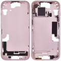 Mid-Frame Housing With Power And Volume Button Compatible For iPhone 15 (International Version) (Aftermarket Plus) (Pink)