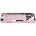 Mid-Frame Housing With Power And Volume Button Compatible For iPhone 15 (International Version) (Aftermarket Plus) (Pink)