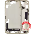 Mid-Frame Housing With Power And Volume Button Compatible For iPhone 15 (International Version) (Aftermarket Plus) (Yellow)