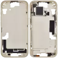 Mid-Frame Housing With Power And Volume Button Compatible For iPhone 15 (International Version) (Aftermarket Plus) (Yellow)