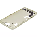 Mid-Frame Housing With Power And Volume Button Compatible For iPhone 15 (International Version) (Aftermarket Plus) (Yellow)