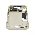 Mid-Frame Housing With Power And Volume Button Compatible For iPhone 15 (International Version) (Aftermarket Plus) (Yellow)