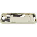 Mid-Frame Housing With Power And Volume Button Compatible For iPhone 15 (International Version) (Aftermarket Plus) (Yellow)