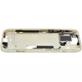 Mid-Frame Housing With Power And Volume Button Compatible For iPhone 15 (International Version) (Aftermarket Plus) (Yellow)