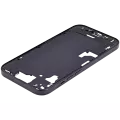 Mid-Frame Housing With Power And Volume Button Compatible For iPhone 15 (US Version) (Aftermarket Plus) (Black)