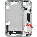 Mid-Frame Housing With Power And Volume Button Compatible For iPhone 15 (US Version) (Aftermarket Plus) (Green)