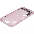 Mid-Frame Housing With Power And Volume Button Compatible For iPhone 15 (US Version) (Aftermarket Plus) (Pink)