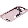 Mid-Frame Housing With Power And Volume Button Compatible For iPhone 15 (US Version) (Aftermarket Plus) (Pink)