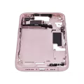 Mid-Frame Housing With Power And Volume Button Compatible For iPhone 15 (US Version) (Aftermarket Plus) (Pink)
