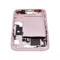 Mid-Frame Housing With Power And Volume Button Compatible For iPhone 15 (US Version) (Aftermarket Plus) (Pink)