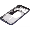 Mid-Frame Housing With Power And Volume Button Compatible For iPhone 15 Pro Max (International Version) (Aftermarket Plus) (Blue Titanium)