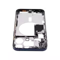 Mid-Frame Housing With Power And Volume Button Compatible For iPhone 15 Pro Max (International Version) (Aftermarket Plus) (Blue Titanium)