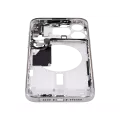 Mid-Frame Housing With Power And Volume Button Compatible For iPhone 15 Pro Max (International Version) (Aftermarket Plus) (White Titanium)
