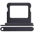 Single Sim Card Tray Compatible For iPhone 16 / 16 Plus (Black)