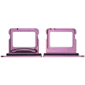 Dual Sim Card Tray Compatible For iPhone 16 / 16 Plus (Pink)