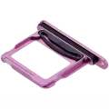 Dual Sim Card Tray Compatible For iPhone 16 / 16 Plus (Pink)