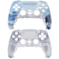 Handle Controller Housing Compatible For PlayStation 5 (God of War) (Blue) (2 Piece Set)
