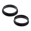 Back Camera Bezel Ring Only Compatible For iPhone 16 / 16 Plus (Black) (2 Piece Set)