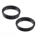 Back Camera Bezel Ring Only Compatible For iPhone 16 / 16 Plus (Black) (2 Piece Set)