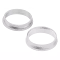 Back Camera Bezel Ring Only Compatible For iPhone 16 / 16 Plus (White) (2 Piece Set)