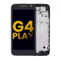 LCD Assembly With Frame Compatible For Motorola Moto G4 Play (XT1600 / XT1601 / XT1602 / XT1603 / XT1604 / XT1607 / XT1609 / 2016) (Refurbished) (Black)