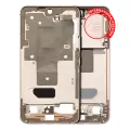 Mid-Frame Housing Compatible For Samsung Galaxy S22 5G (International Version) (Pink Gold)